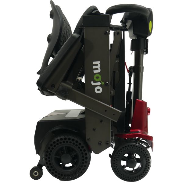Mojo Manual Folding Scooter - Lightweight & Portable Mobility Aid for Adults & Seniors - Perfect for Travel, Shopping & Outdoor Activities