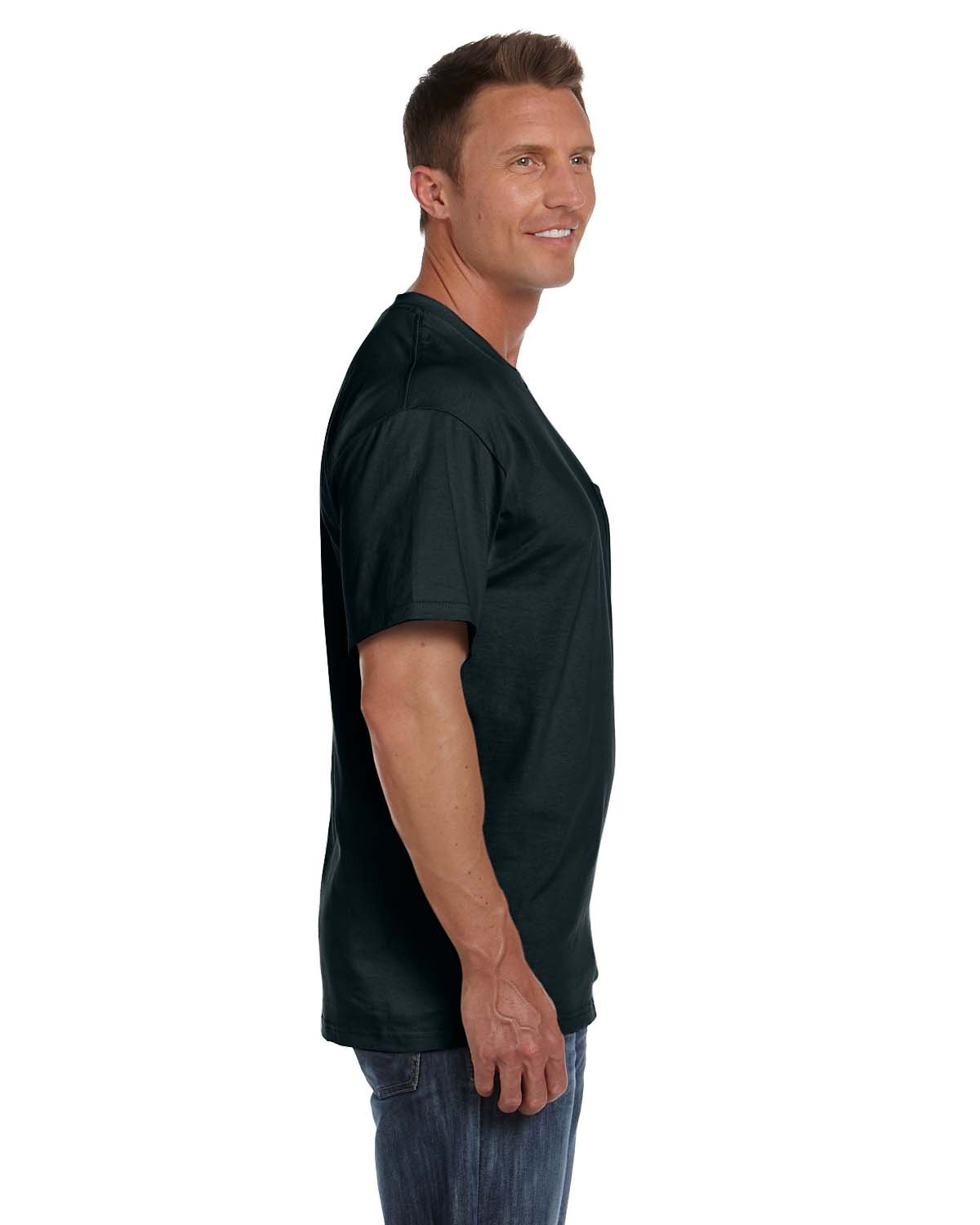 Fruit of the Loom Men's Cotton Pocket T-Shirts 2-Pack - Soft Comfort Fit Crew Neck Tees for Casual Wear & Everyday Outfits