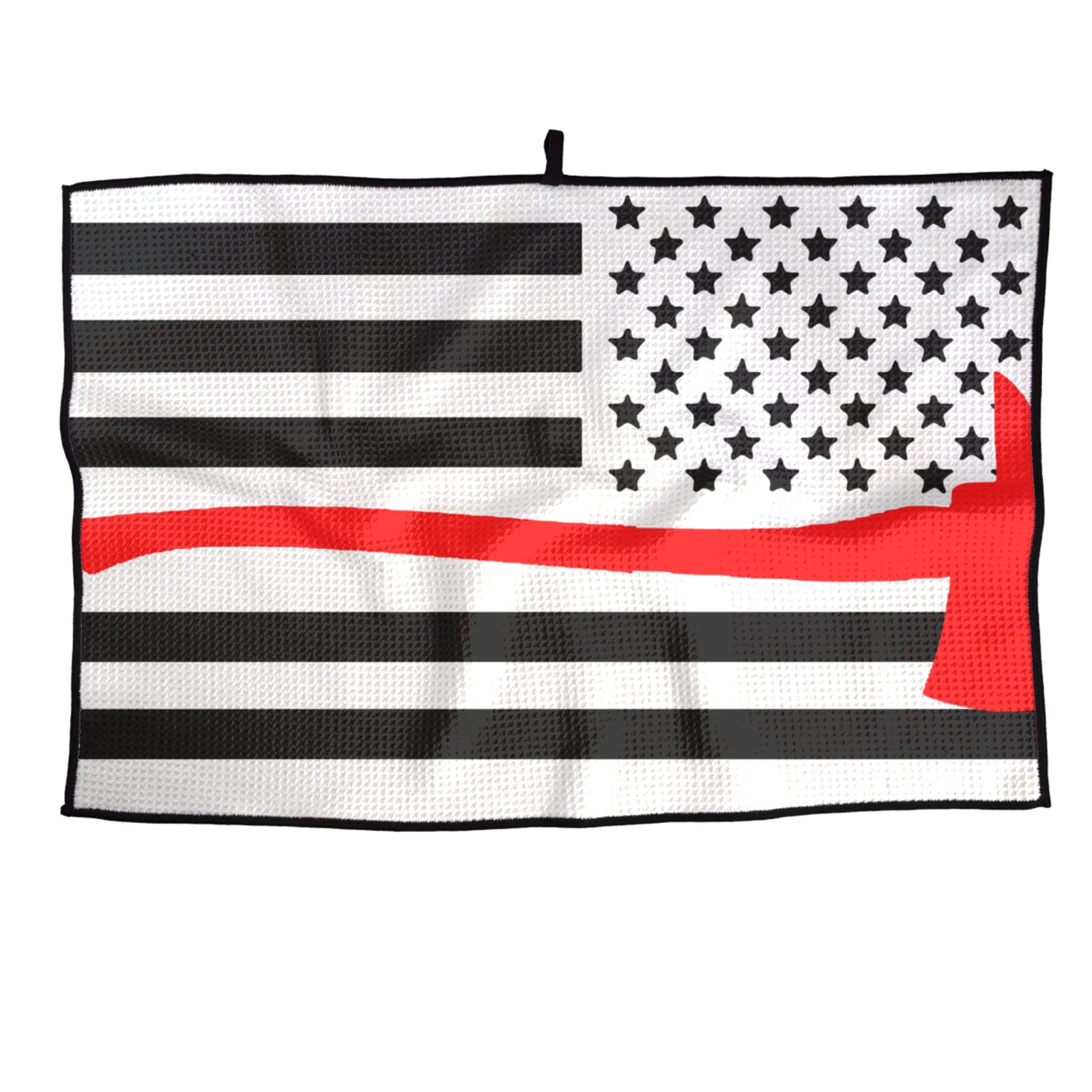 Firefighter Axe Flag Golf Towel - Premium Quick Dry Sports Towel for Golf, Gym & Club Cleaning - Absorbent & Durable for Athletes & Outdoor Activities