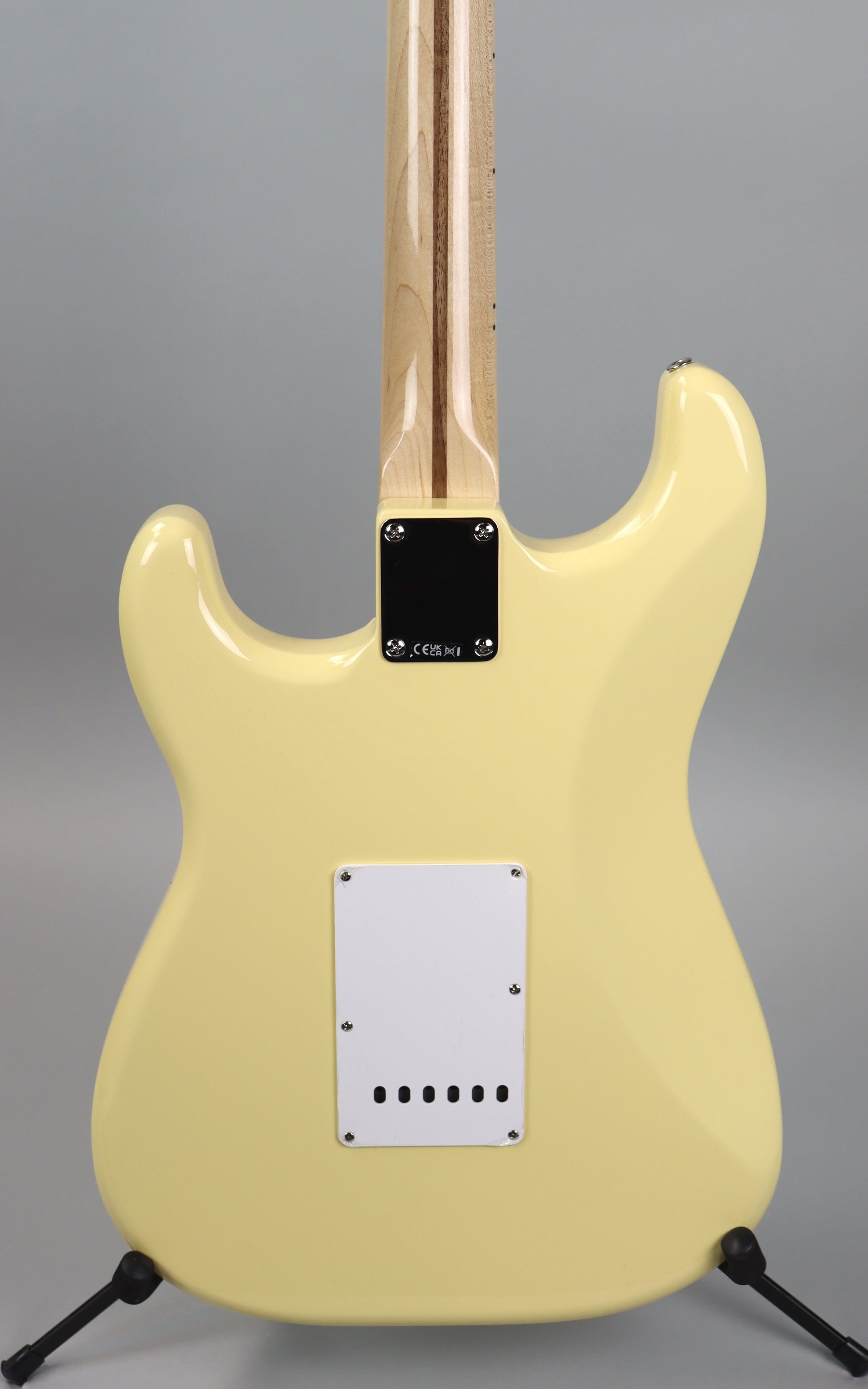 Fender Yngwie Malmsteen Stratocaster Electric Guitar with Scalloped Maple Fingerboard - Vintage White Finish | Perfect for Rock, Metal & Shredding Performances