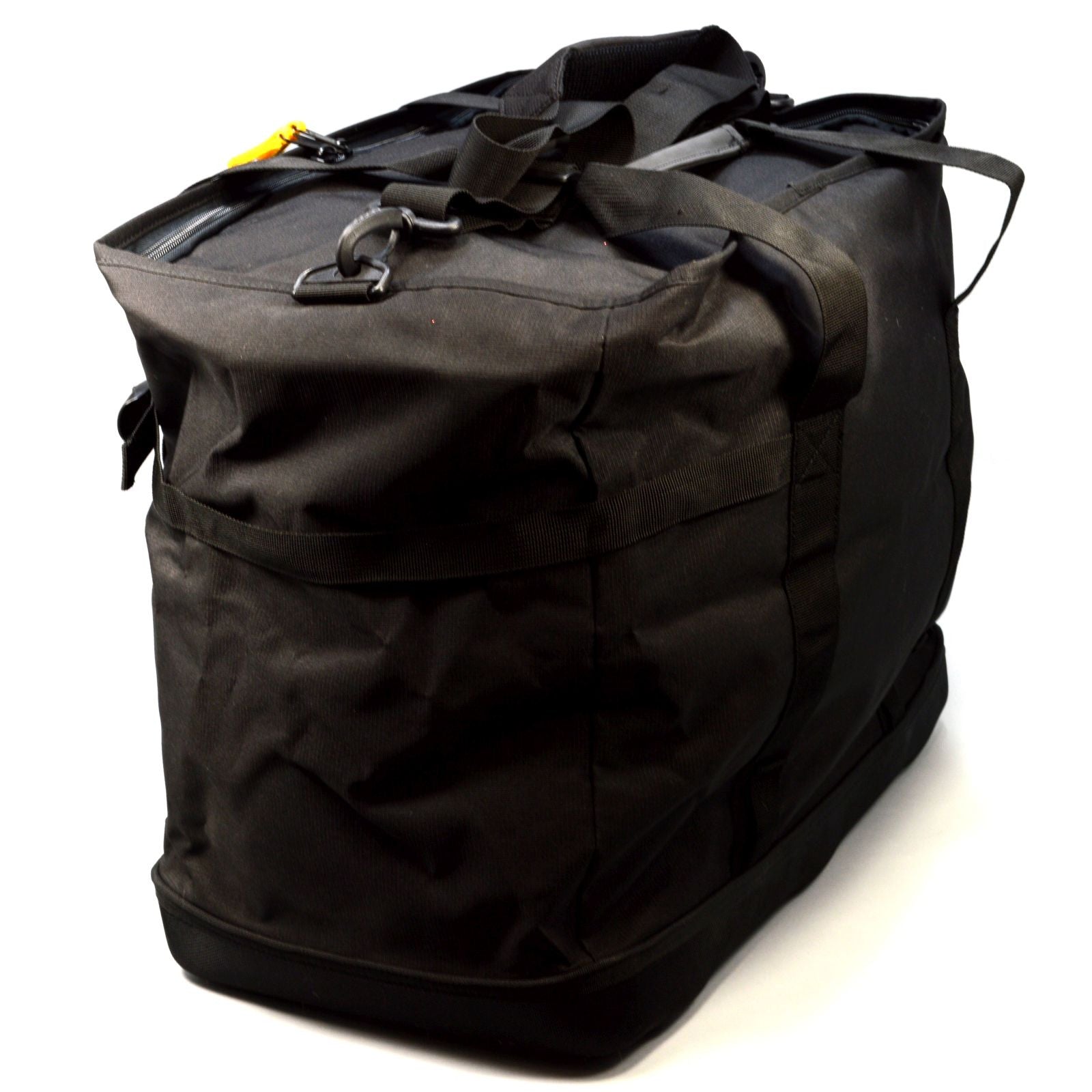 MOUNTAINSMITH Medium Black Zip Top Tote Bag with Adjustable Shoulder Strap - Durable Travel Tote for Hiking, Gym & Daily Commute