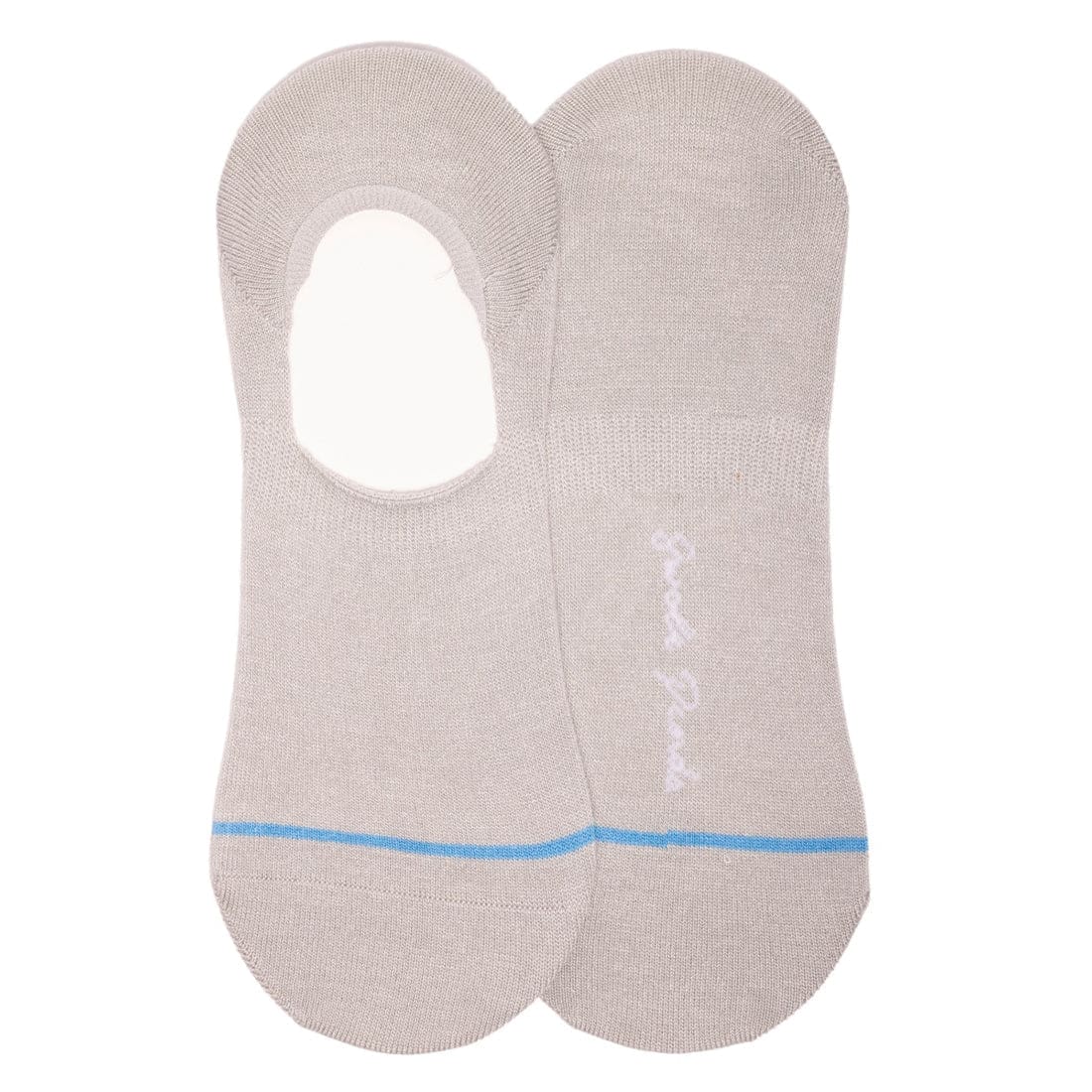 Breathable Light Grey No Show Bamboo Socks for Men & Women - Soft & Odor-Resistant for Running, Gym & Daily Wear