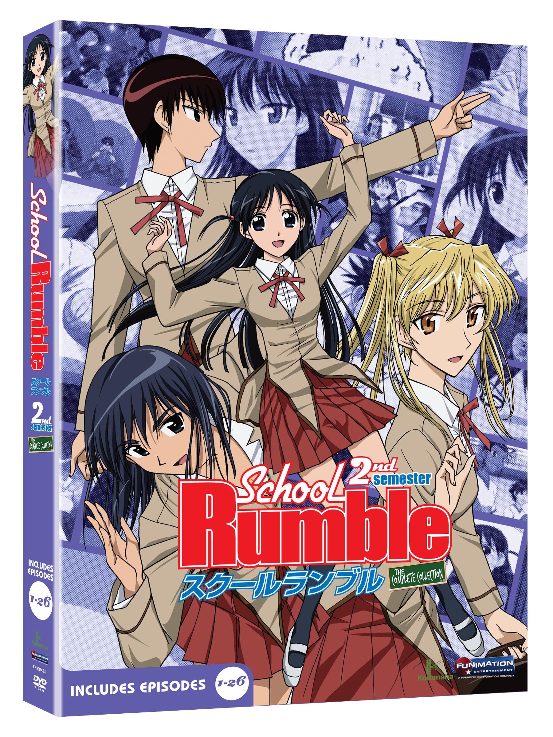 School Rumble: Second Semester S.A.V.E. - Complete Anime Series Box Set | Japanese High School Comedy Romance | Perfect for Anime Collectors & Slice-of-Life Fans