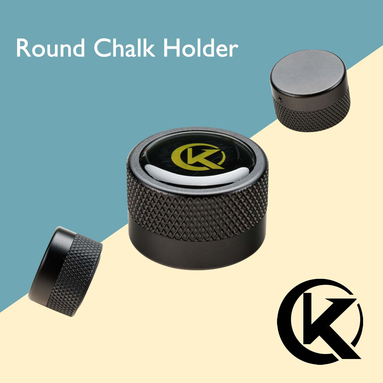 Premium Metal Magnetic Pool Cue Chalk Holder - Portable Snooker & Billiard Accessory for Cue Tips (Round/Square Option) - Perfect for Bars, Game Rooms & Professional Tournaments