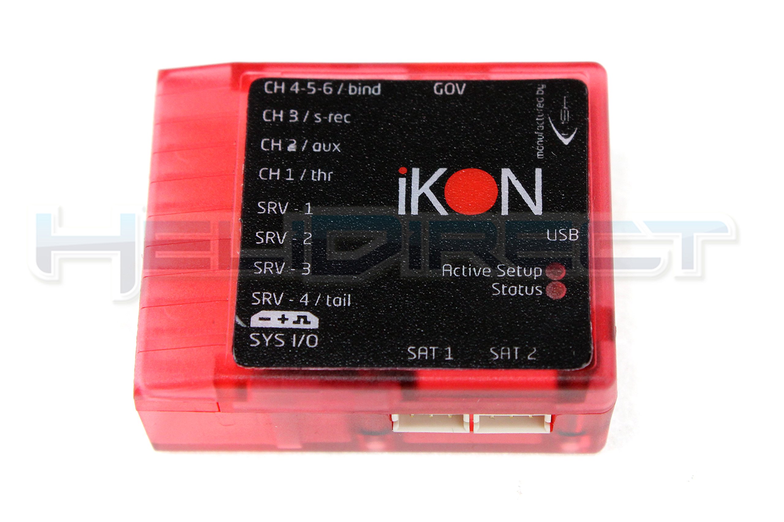 iKON Flybarless Clear Case for iPhone - Shockproof & Scratch Resistant Protective Cover - Perfect for Outdoor Activities & Daily Use (Red)