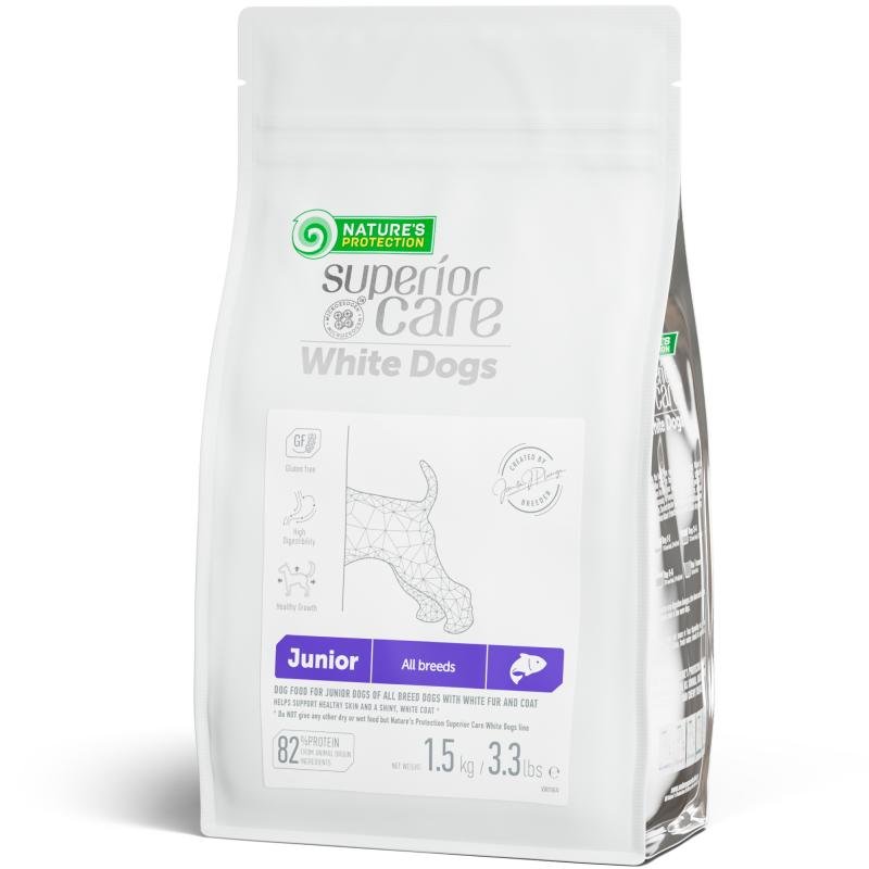 Premium Salmon Dog Food for Light Coat Puppies - All Breeds, Grain-Free & Hypoallergenic - Perfect for Sensitive Skin & Healthy Coat Maintenance