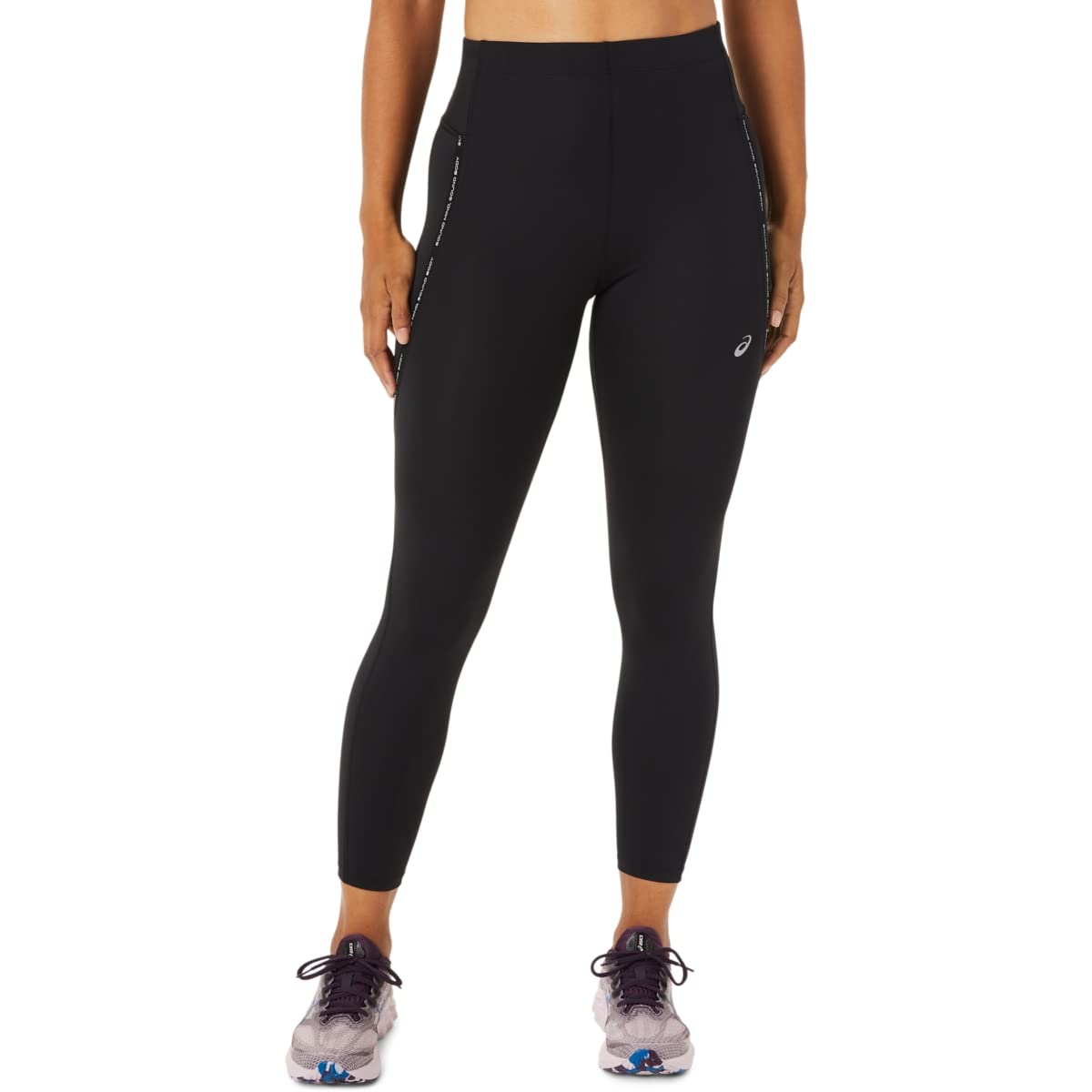 ASICS Women's High Waist Running Tights - Moisture Wicking Workout Leggings for Yoga, Gym & Marathon Training