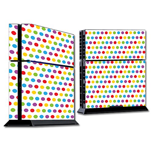 MightySkins PS4 Console Skin Wrap Sticker - Candy Dots Design | Compatible with Sony PlayStation 4 | Decorative Protection for Gaming Setup & Customization