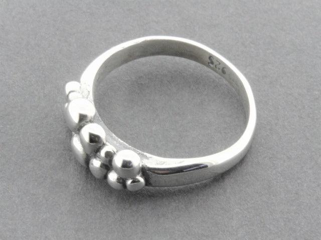 Sterling Silver Multi Bead Band Bracelet - Elegant Stackable Jewelry for Women, Perfect for Everyday Wear & Special Occasions