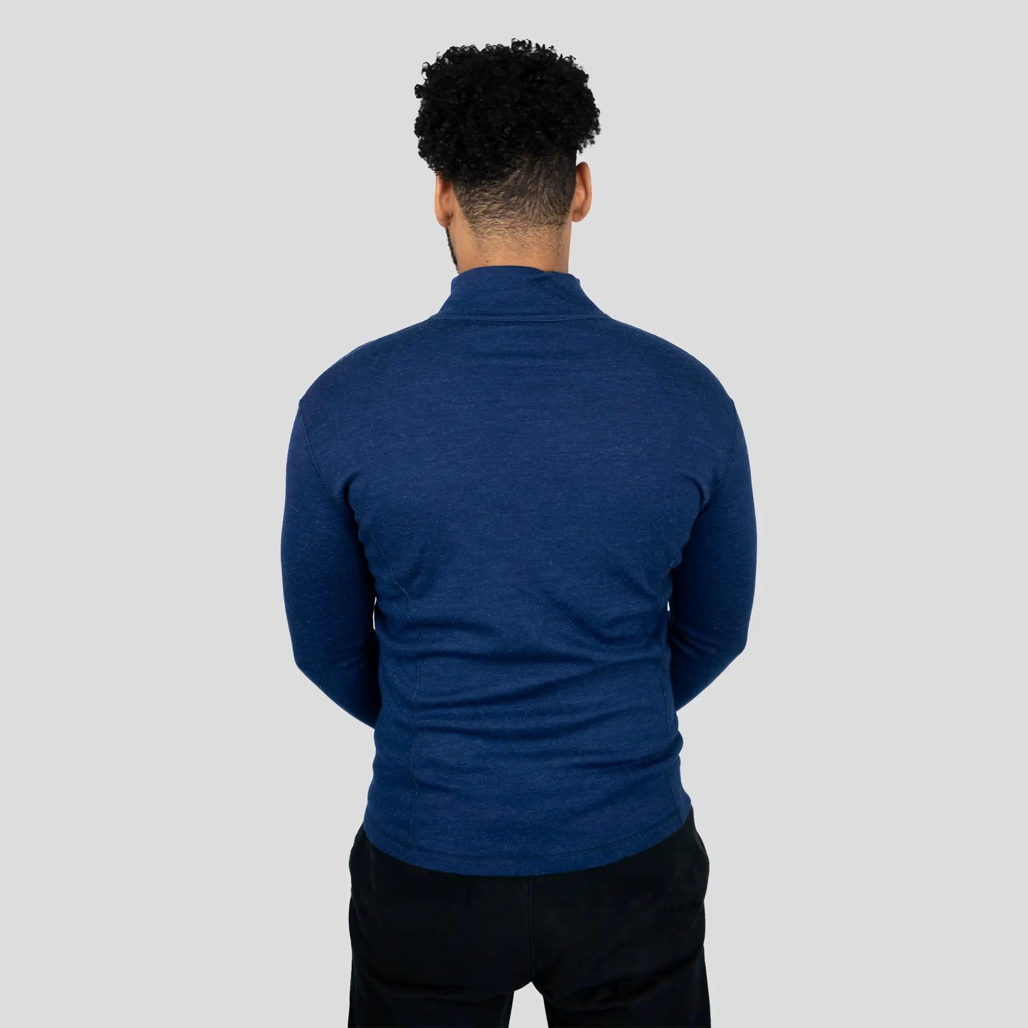 Men's Alpaca Wool Jacket - 420 Midweight Full Zip Fleece for Outdoor Hiking & Winter Travel | Warm & Durable Cold Weather Coat
