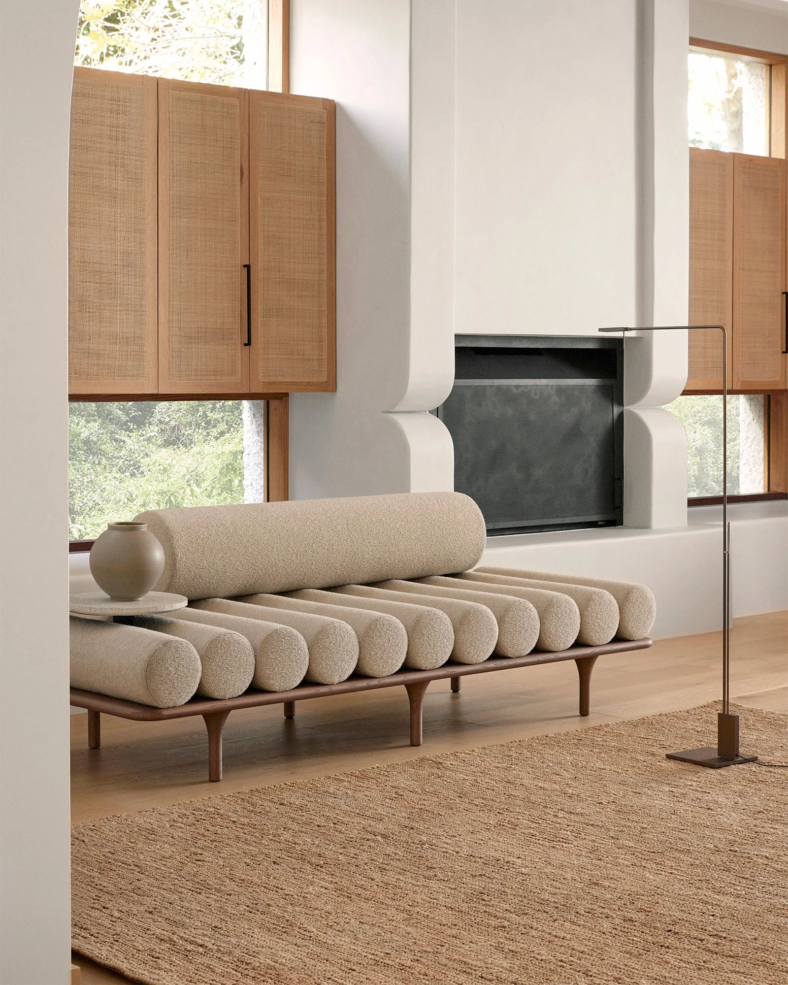 Premium Suffolk Rug Natural Jute Fiber - Eco-Friendly Handwoven Area Rug for Living Room, Bedroom, and Home Decor