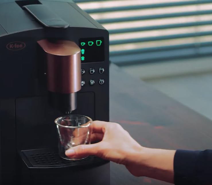 K-fee® Grande Single Serve Coffee Pods - Compatible with Mill Coffee & Verismo* Machines | Espresso & Milk Pods in Black/Copper | Perfect for Home & Office Coffee Brewing