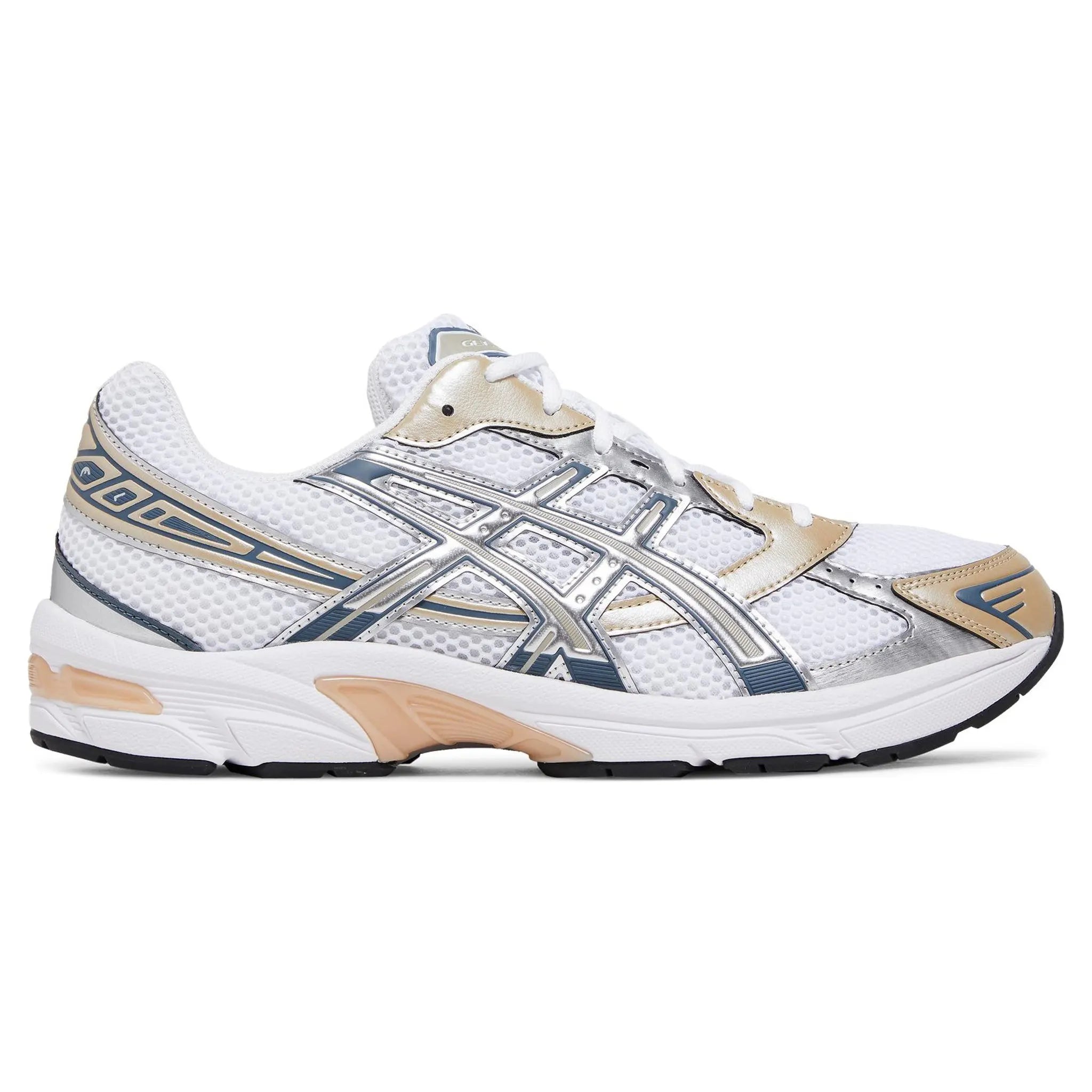 ASICS Gel 1130 Running Shoes for Men - White Wood Crepe Cushioning Sneakers - Perfect for Jogging, Gym Workouts & Casual Wear
