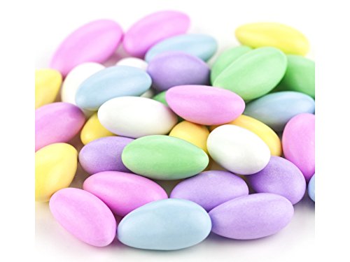Pastel Colored Jordan Almonds - 2 Pounds Bulk Candy for Weddings, Baby Showers & Party Favors | Assorted Flavors & Colors