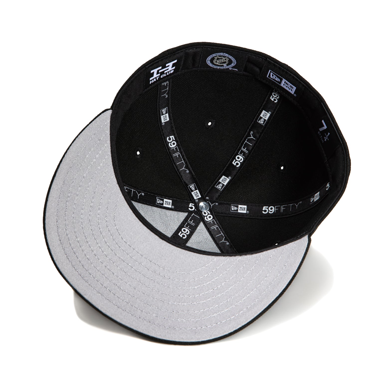 New Era 59Fifty Los Angeles Kings Logo Patch Crown Hat - Black, Metallic Gold, Red - Official NHL Snapback Baseball Cap for Men & Women - Perfect for Sports Fans, Game Day & Streetwear Fashion