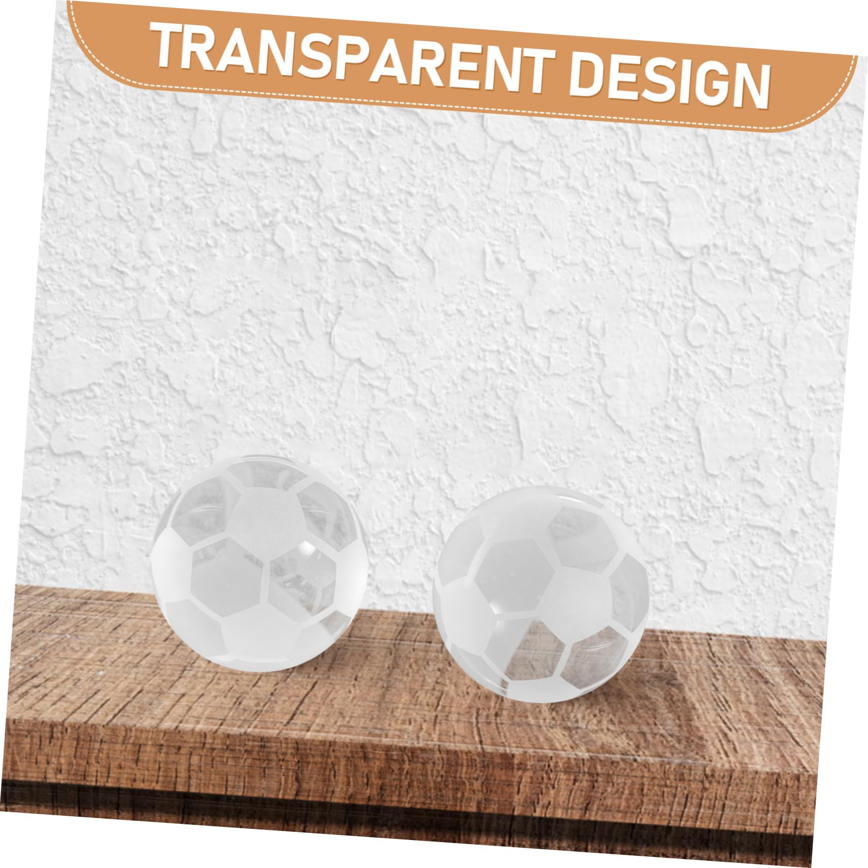 BIUDECO Crystal Football Desk Ornament - Handcrafted Soccer Ball Crystal Decor for Office, Home, and Gifts - Perfect for Sports Fans, Collectors, and Home Decoration