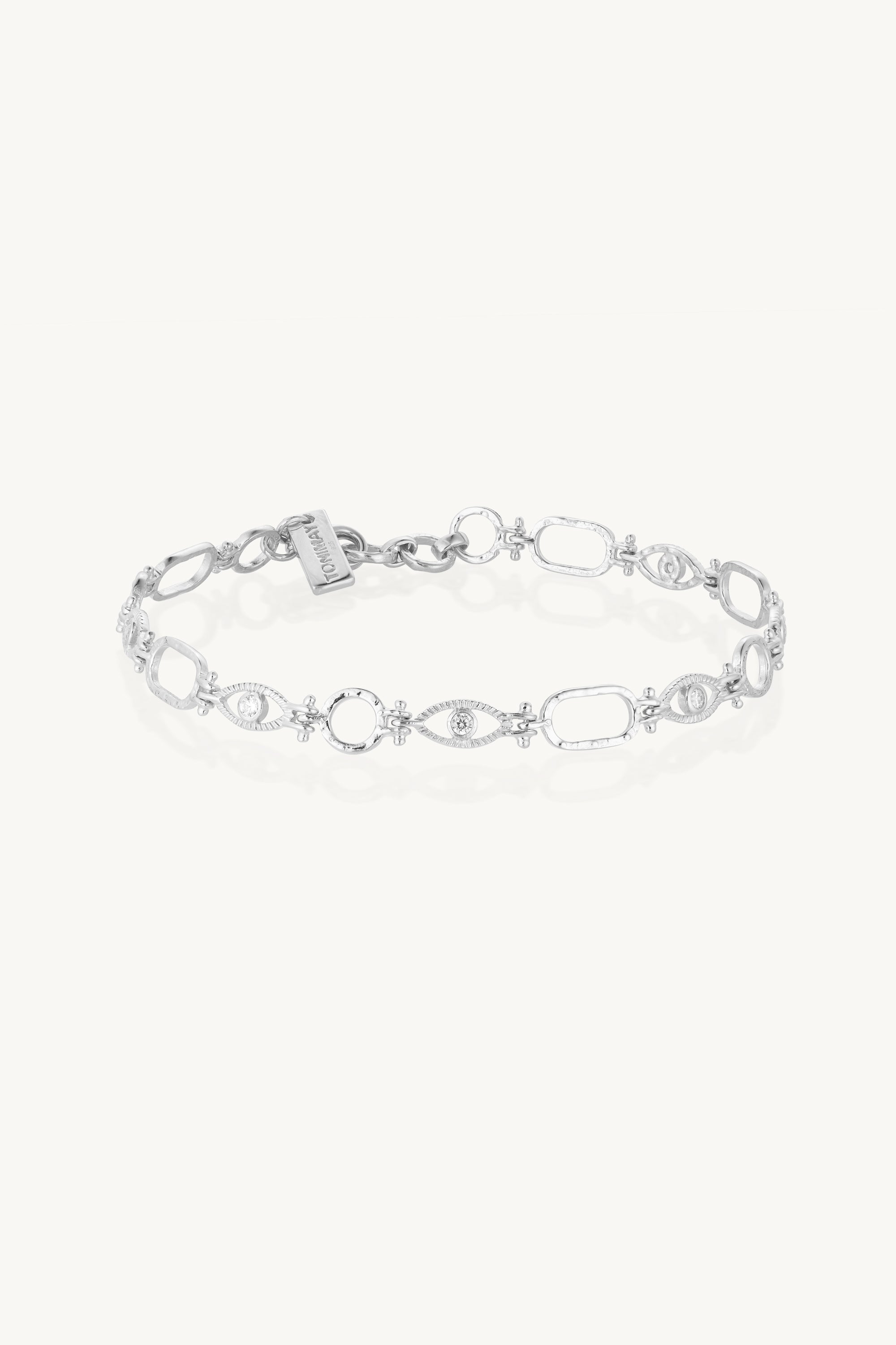 All Seeing Eye Silver Bracelet - Spiritual Protection Jewelry for Men & Women - Perfect for Meditation, Yoga, and Energy Healing