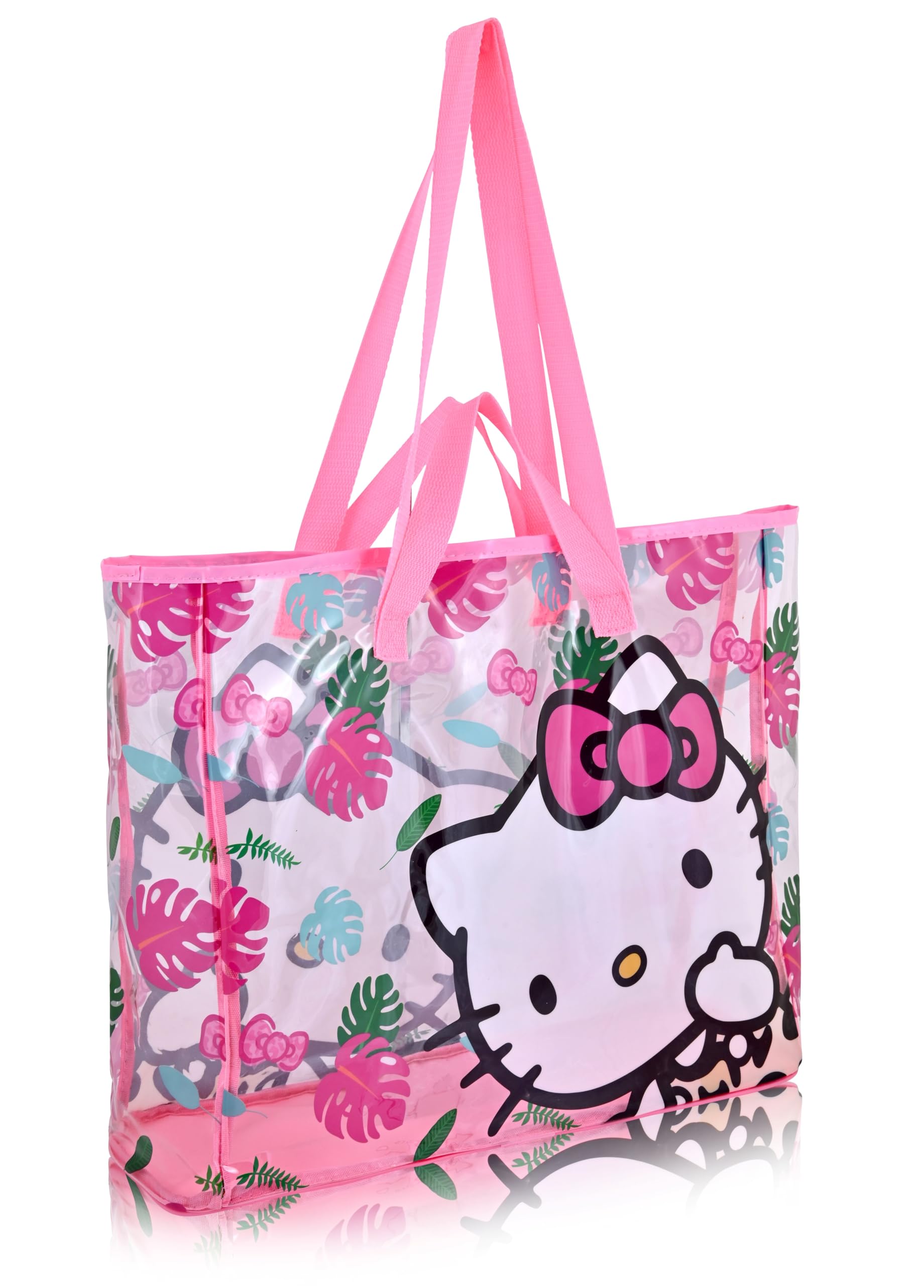 Hello Kitty Beach Tote Bag for Women & Kids - Cute Reusable Travel Bag for Beach & Shopping