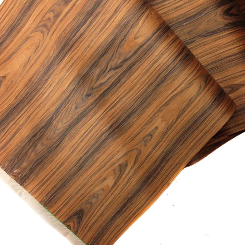 Premium Yellow Rosewood Wood Veneer Sheet (60x250cm) - Natural Wood Grain for Furniture Restoration, DIY Projects, Speaker Cabinets, Tables, Shelves & Kitchen Upgrades - Perfect for Home, Hotel & Office Decor