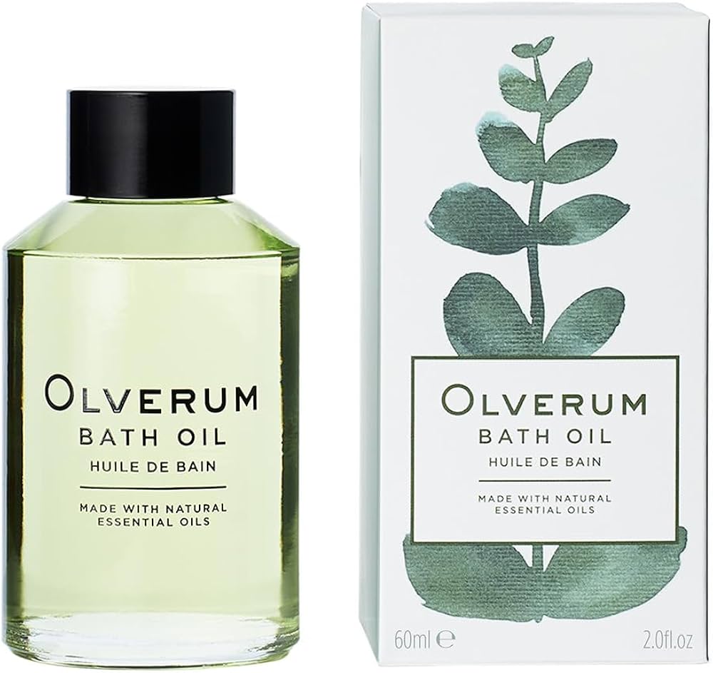 Olverum Bath Oil - Relaxing & Therapeutic Essential Oil Blend for Stress Relief & Muscle Relaxation - Perfect for Aromatherapy, Spa, and Self-Care at Home