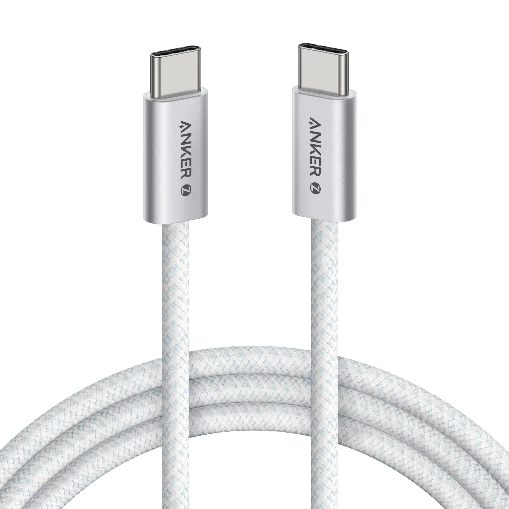 Anker Zolo 240W USB C to USB C Fast Charging Cable (6ft) - Nylon Braided, PD Compatible for MacBook Pro, iPad, iPhone 15, Galaxy S23 - Perfect for Home, Office & Travel Charging