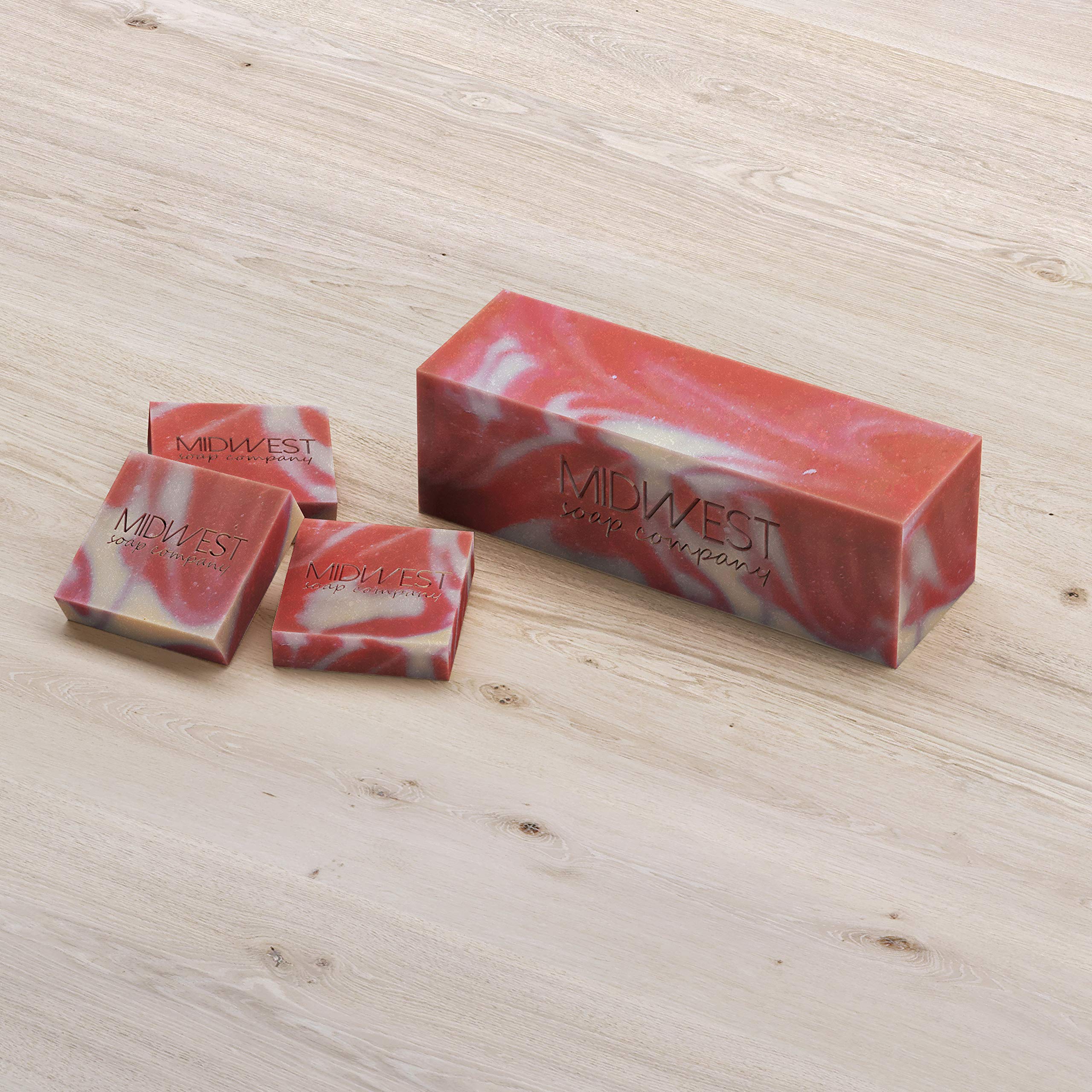 Handmade Red Apple Tango Soap Loaf - 3 Pounds Natural Artisan Soap Bar for Bath, Shower & Gift | Fresh Fruity Scent, Moisturizing Skin Care