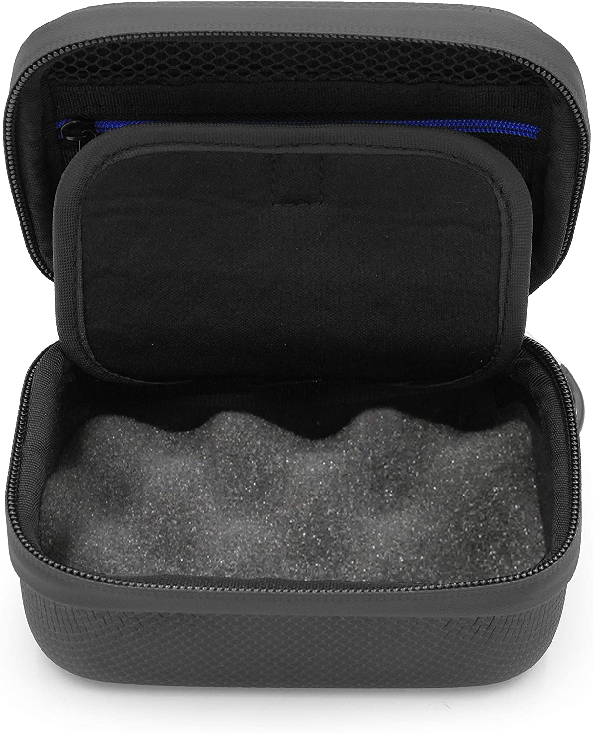 CASEMATIX Shockproof Hard Drive Case for Western Digital WD My Passport Go & Black P50 SSD - Compact 4.75 x 3.0 Inch Protective Storage Pouch - Perfect for Travel, Office & Data Backup Organization