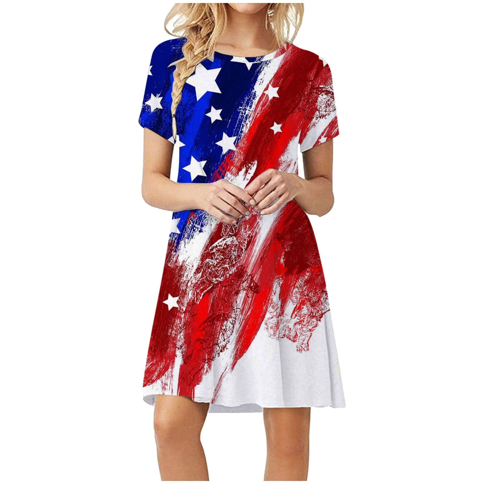 Spring & Fall Floral Print Casual Dress for Women - Independence Day & Festival Wear - Perfect for Daytime Outings, Parties & Casual Events