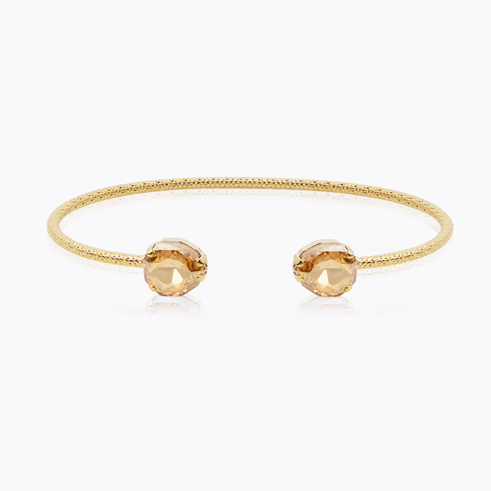 Carlotta Bracelet - Elegant Golden Shadow Bangle for Women | Perfect for Parties, Weddings & Everyday Wear | Fashion Jewelry Gift for Her
