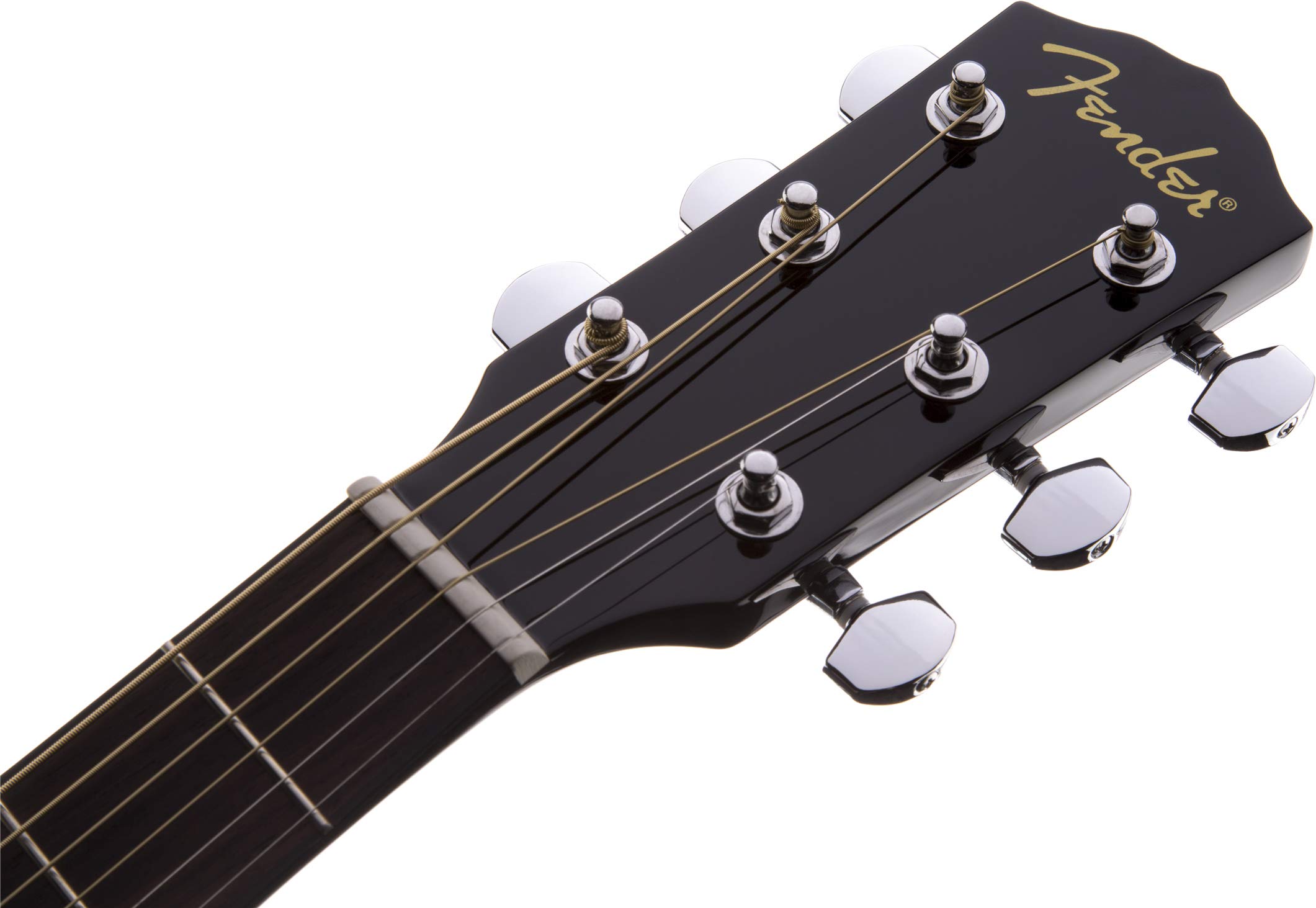 Fender CD-60 Dreadnought Acoustic Guitar Bundle - Black with Hard Case, Strap, Tuner, Strings, Picks & Instructional Materials | Perfect for Beginners, Live Performances & Home Practice