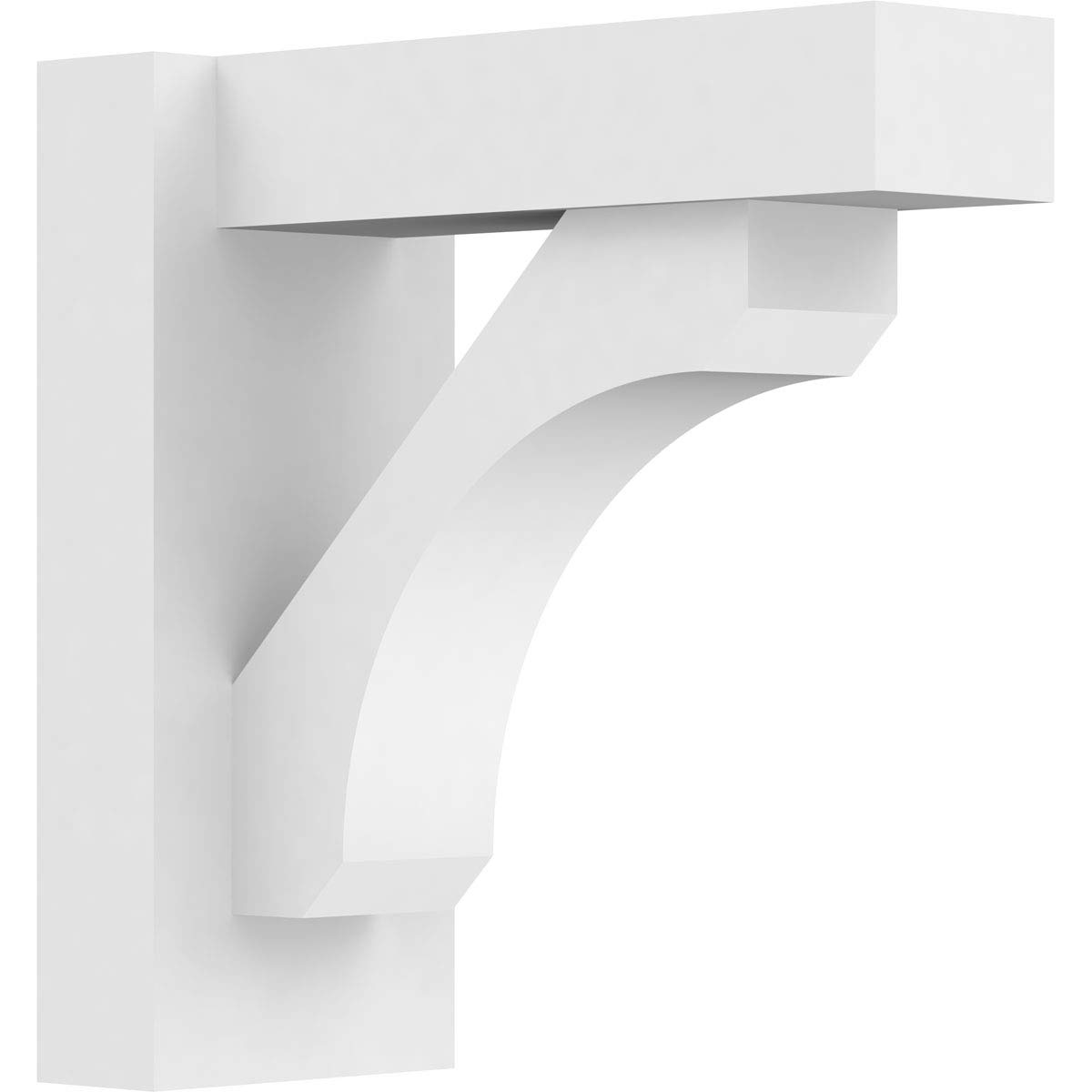 Ekena Millwork OUTP05X12X12LEC05 Legacy Architectural Grade PVC Outlooker with Block Ends - 5