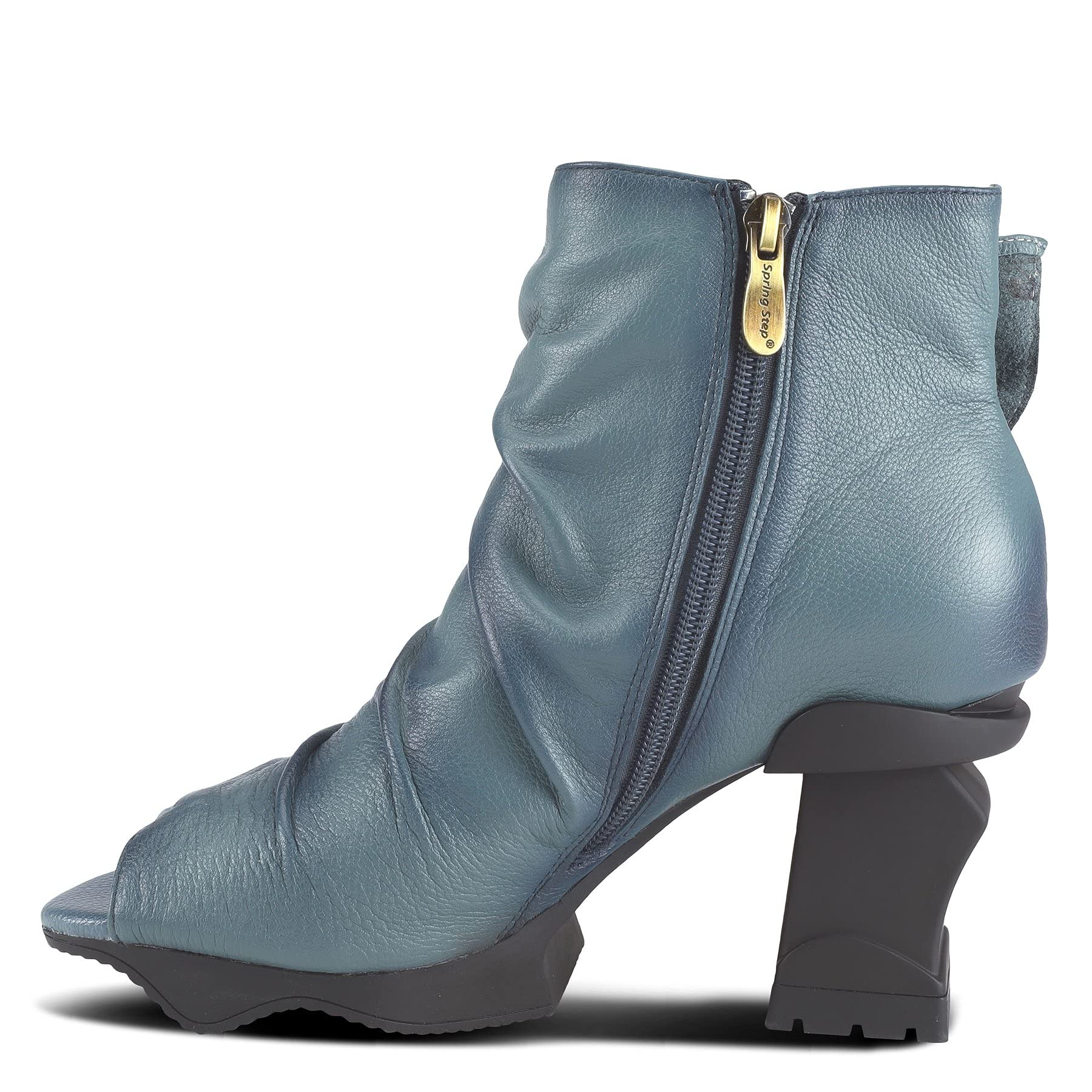Spring Step L`Artiste Women's Nesgara Ankle Booties - Comfortable Low Heel Shooties for Casual Wear, Office & Date Night Outfits
