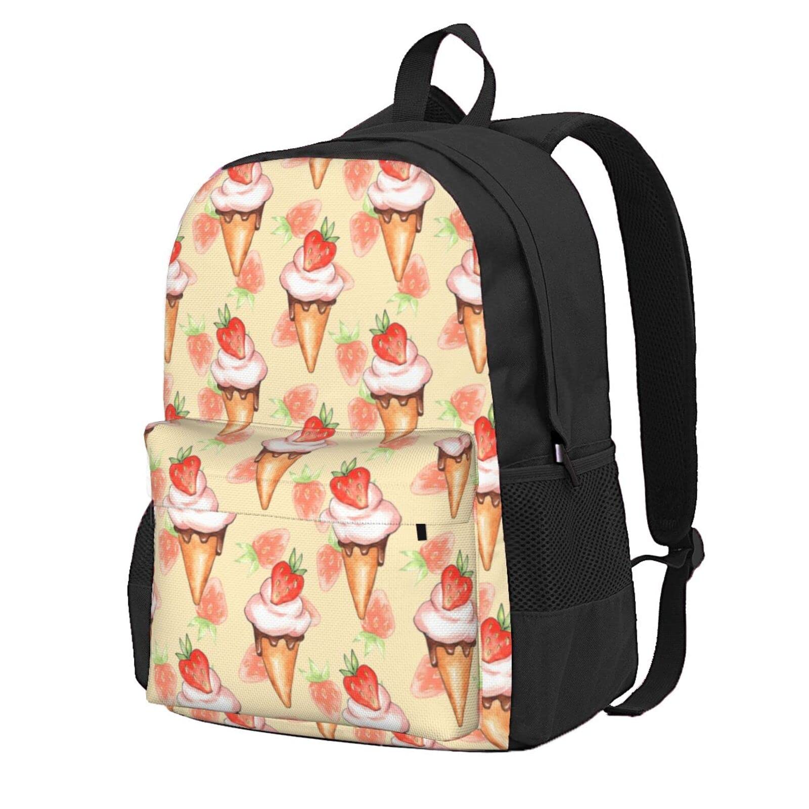Ice Cream Laptop Backpack - Adjustable Travel School Bag for Women & Men | Work & Study