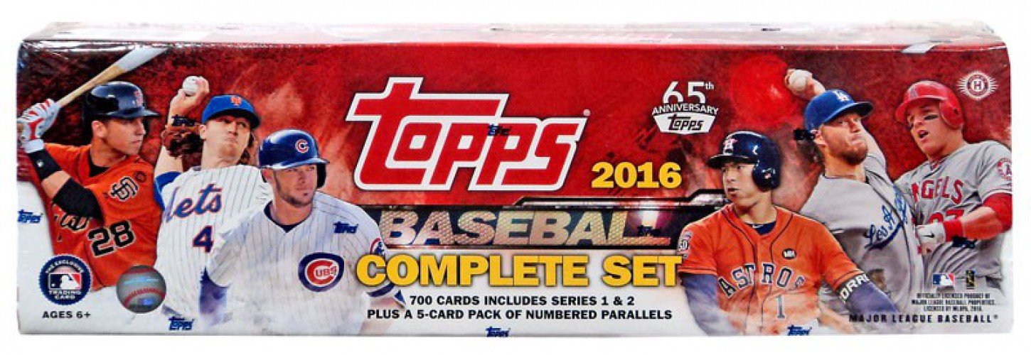 2016 Topps Baseball Complete Factory Set - Hobby Edition with 700 Cards (Series 1 & 2) + 5 Bonus Cards | Perfect for Collectors, Trading & Display