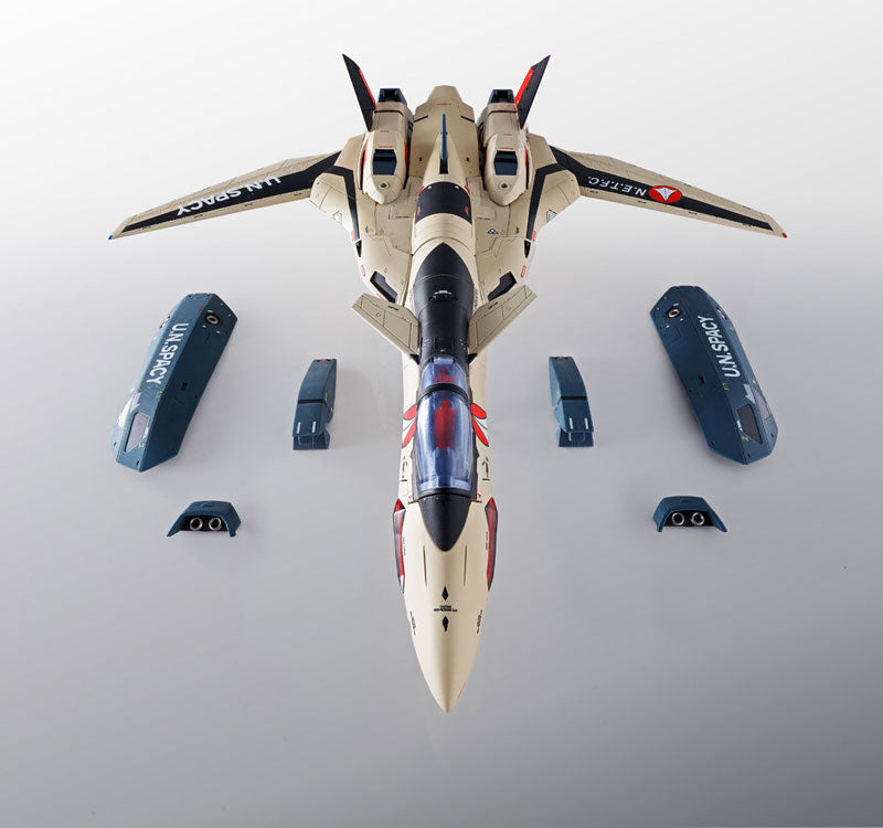 Bandai DX Chogokin Macross Plus YF-19 Full Set Action Figure - Collectible Robot Toy for Anime Fans & Model Enthusiasts - Perfect for Display, Gifts, and Cosplay Accessories