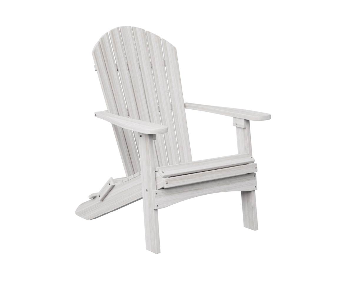 Berlin Gardens ComfoBack Folding Adirondack Chair - Outdoor Patio Furniture for Deck, Poolside & Garden Relaxation