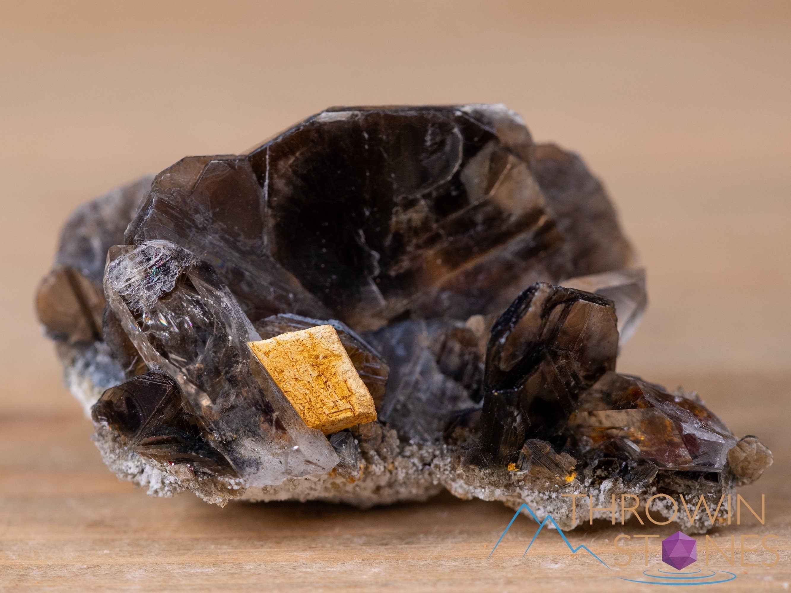 Natural Hiddenite Quartz Raw Crystal with Mica - Healing Stone for Home Decor, Housewarming Gift, Meditation & Energy Work (40718) | Perfect for Spiritual Healing, Feng Shui & Crystal Collection