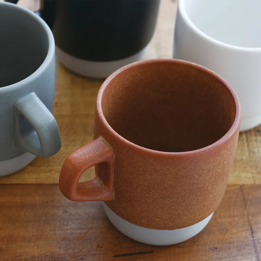 KINTO Stacking Slow Coffee Style Mug - 320ml Ceramic Coffee Cup for Pour Over & Drip Coffee | Perfect for Home, Office & Cafe Use
