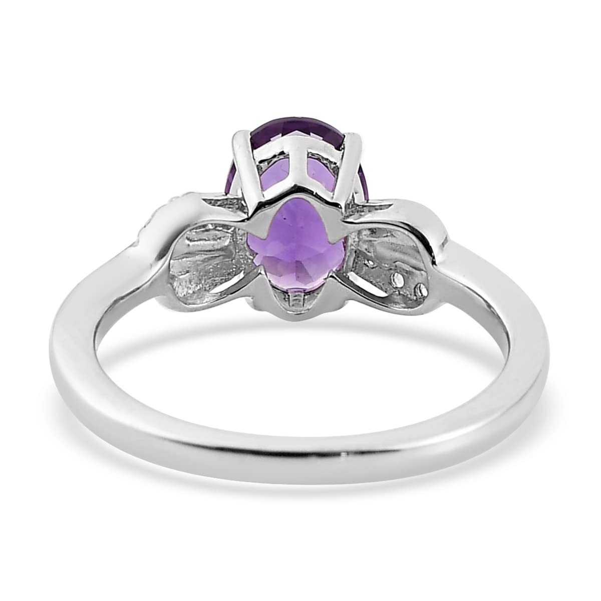 925 Sterling Silver Zircon Birthstone Ring for Women | Elegant Statement Jewelry | Perfect Birthday Gift & Anniversary Present | Ideal for Parties, Date Nights & Special Occasions