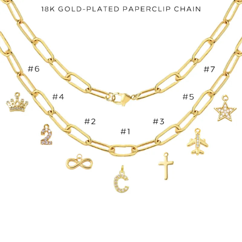Charm Necklace with Assorted Charms - Elegant Layering Jewelry for Women | Perfect for Everyday Wear, Gifts & Special Occasions
