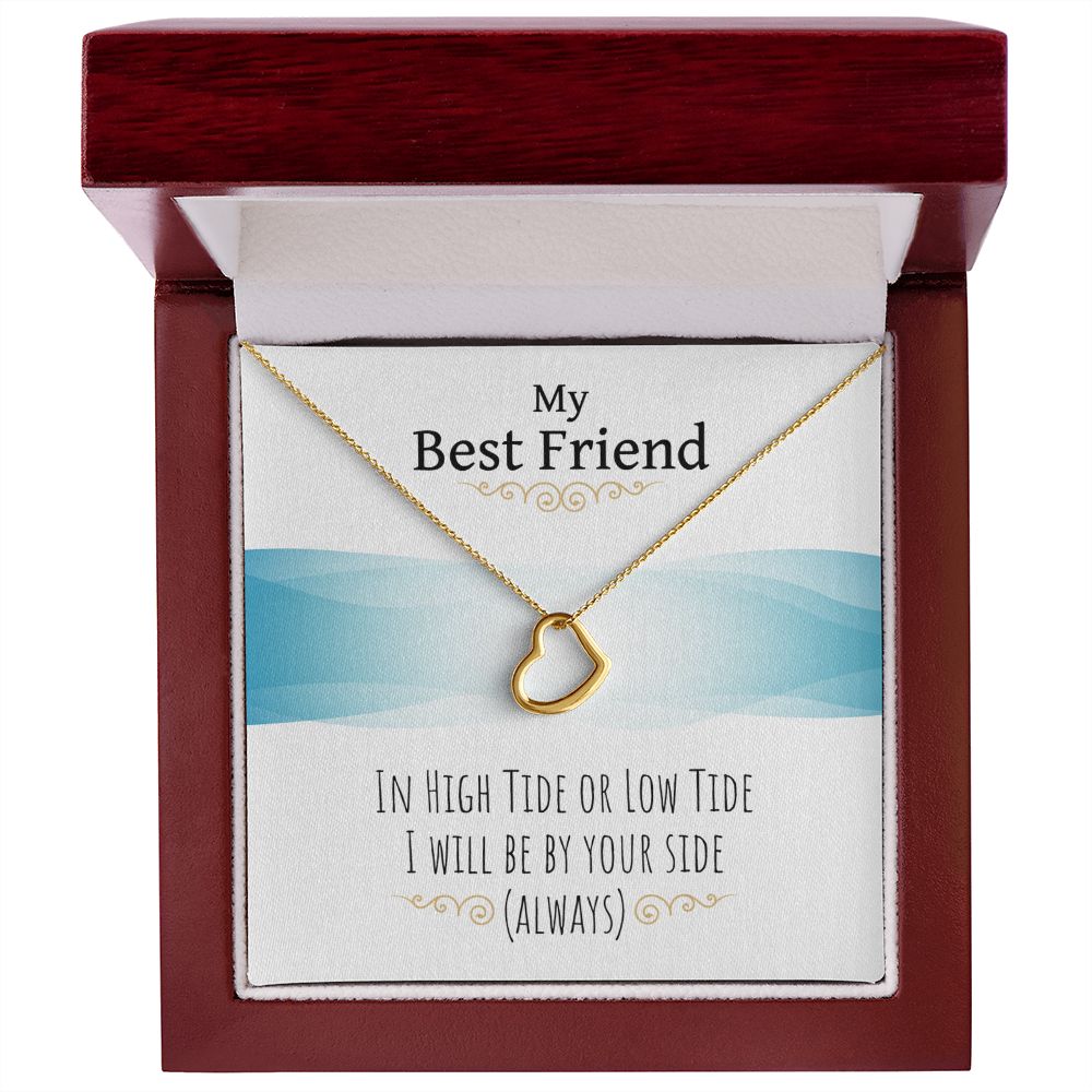 Best Friend Necklace - Heart Pendant Jewelry for Women, Birthday Gift, Friendaversary Gift, Christmas Gift - Perfect for Anniversaries, Valentine's Day & Special Occasions