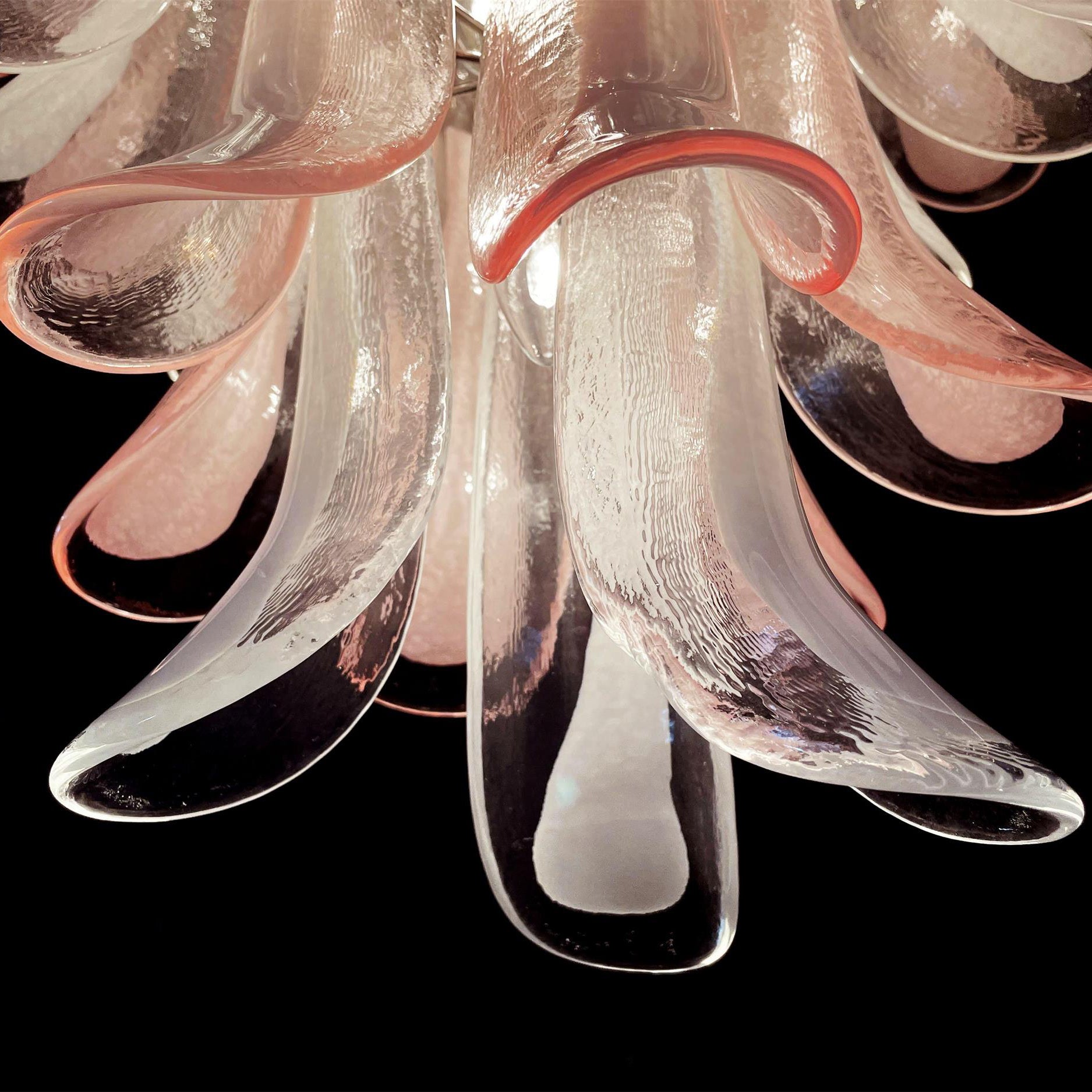 Mazzega Petals Chandelier - Modern Glass Flower Ceiling Light Fixture for Dining Room, Living Room & Bedroom | Elegant Lighting Decor for Home & Office