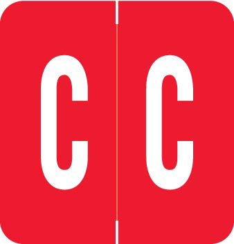 VRAM Series File Folder Labels - Alphabet Letter C, 1.3