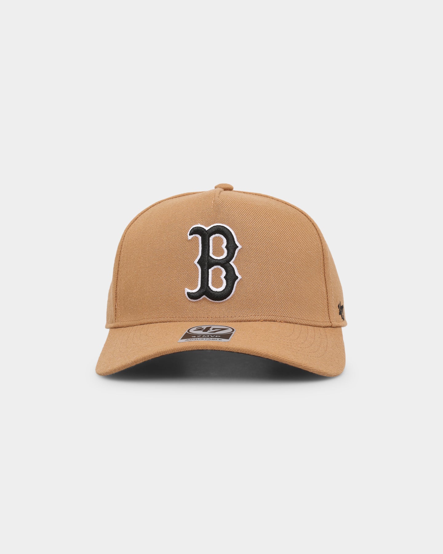 47 Brand Boston Red Sox Replica MVP DT Snapback Camel Hat - Official MLB Licensed Baseball Cap for Men & Women - Perfect for Games, Sports Events & Casual Wear