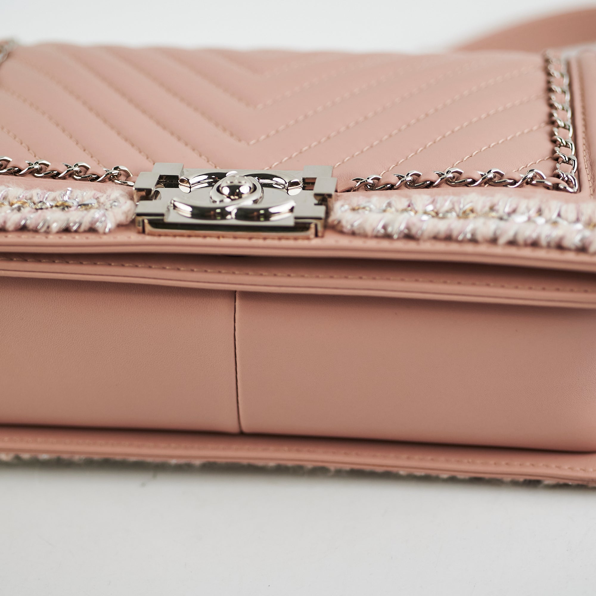 Chanel Old Medium Boy Bag in Pink - Luxury Quilted Leather Crossbody Bag for Women | Perfect for Date Night, Parties & Special Occasions