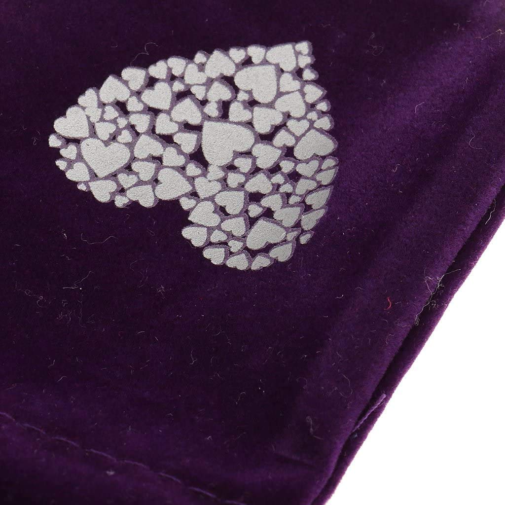 10pcs Velvet Drawstring Gift Bags - 7x9cm Purple Breathable Jewelry Pouches for Wedding Favors, Party Gifts & Christmas Presents - Perfect for Jewelry, Candies & Small Keepsakes Storage