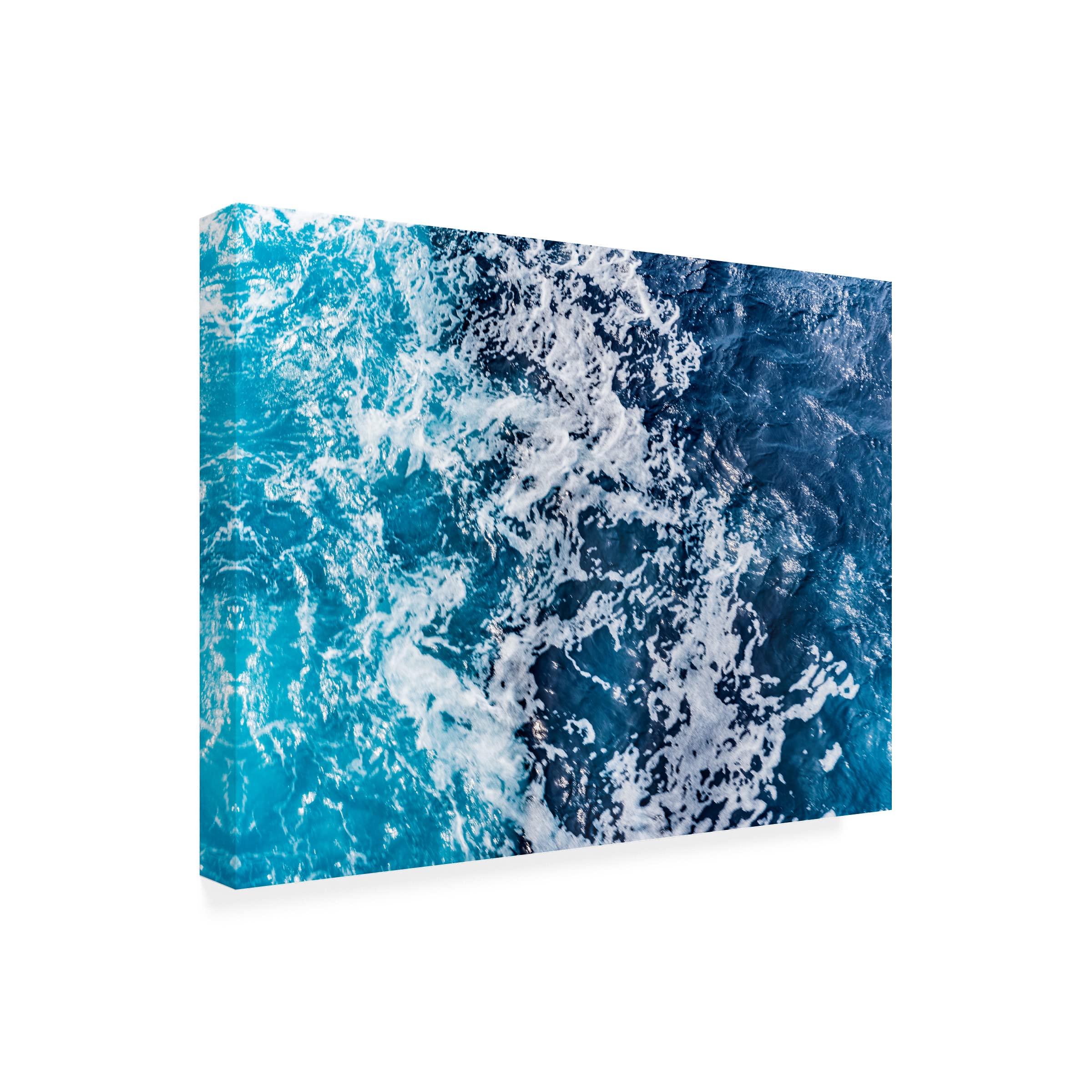 Trademark Fine Art 'Turbulent Tasman Sea V' Canvas Wall Art Print by Eva Bane - Ocean Wave Painting for Coastal Home Decor & Office Wall Art