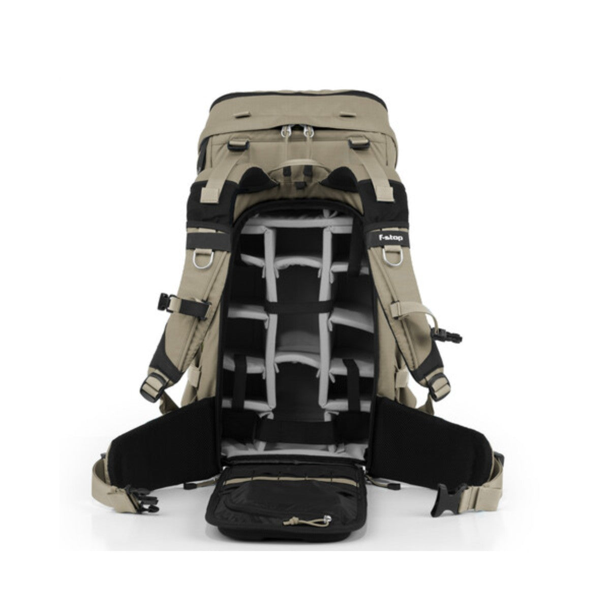 F-Stop Mountain Series Tilopa 50L Backpack Essentials Bundle - Aloe Drab Green Hiking Backpack for Outdoor Adventures, Camping & Travel Gear