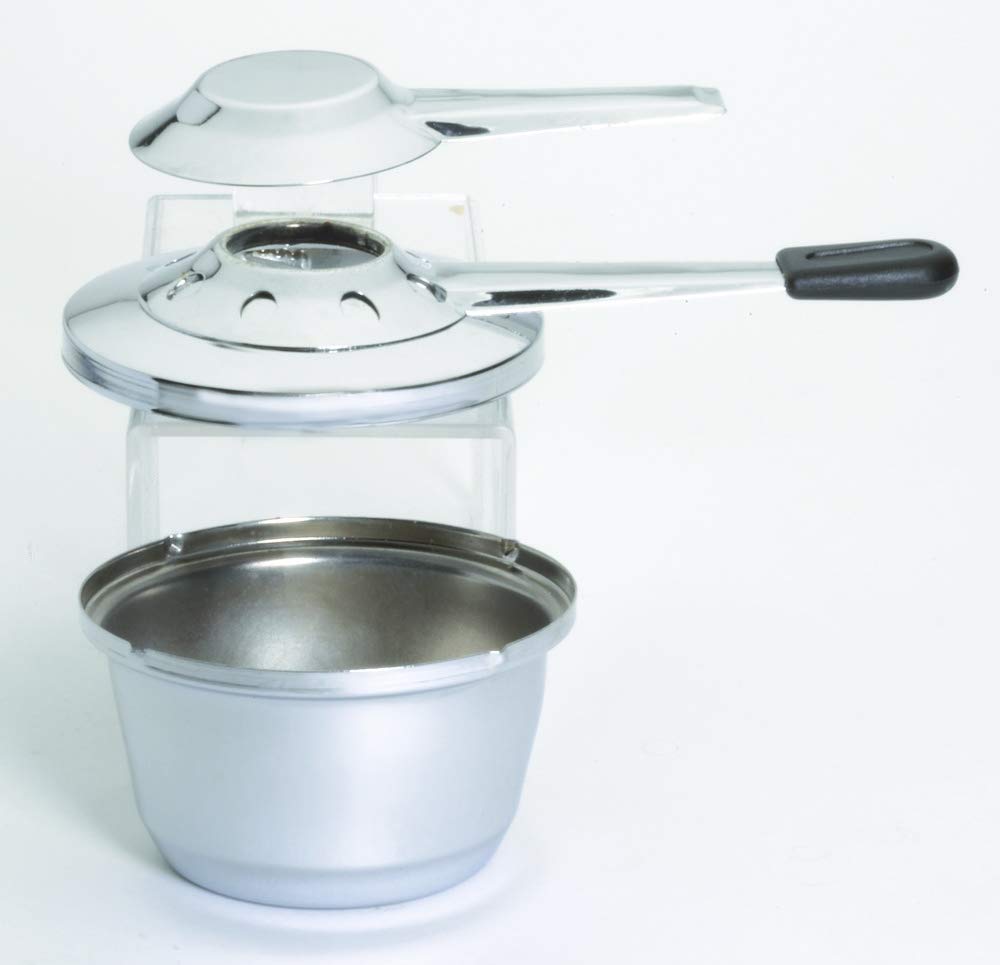 Chicago Metallic S'mores Maker - Portable Campfire Dessert Kit for Indoor & Outdoor Use - Perfect for Backyard BBQs, Camping Trips & Family Gatherings - White Small Size