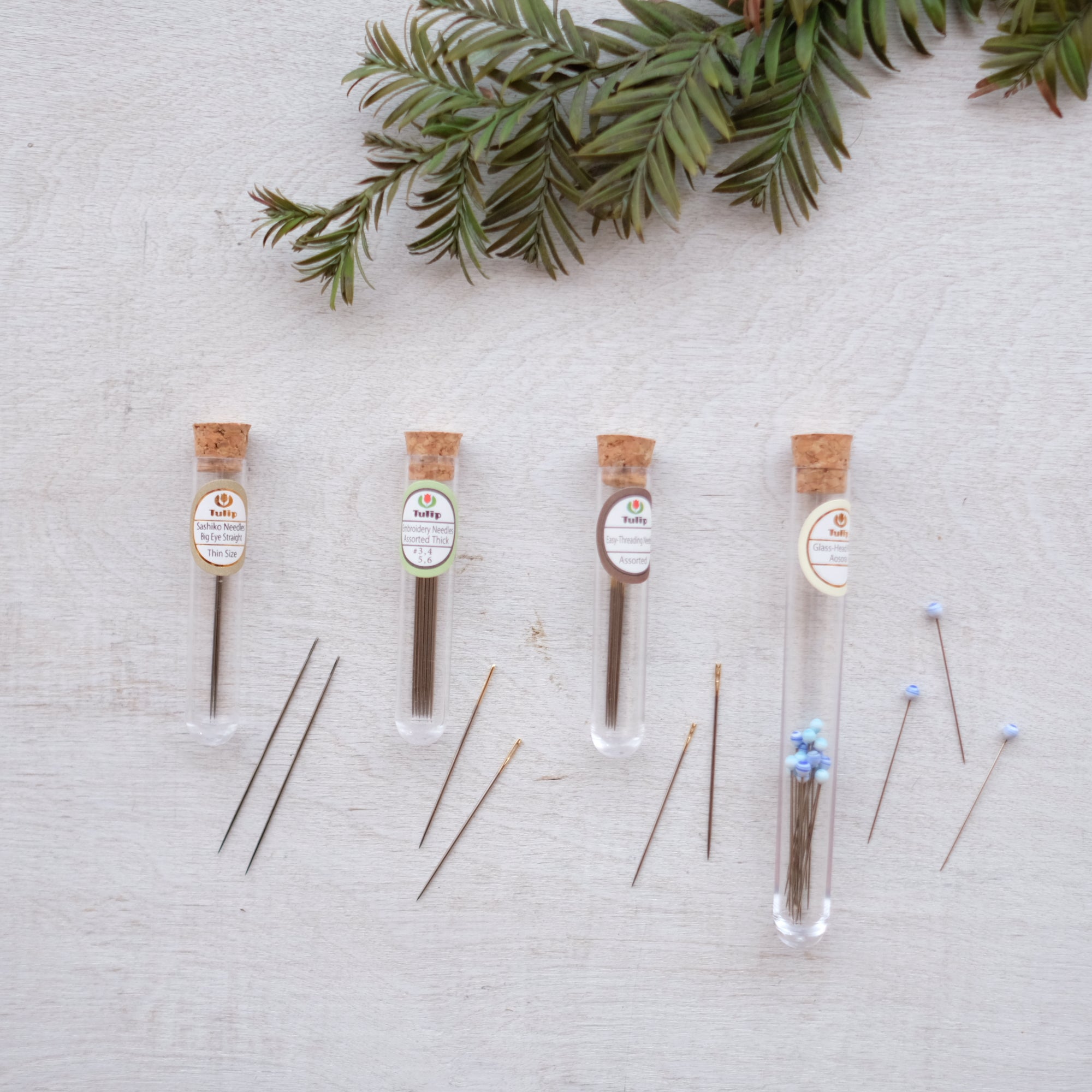 Premium Tulip Needles & Pins Set for Embroidery, Sewing, and Quilting – Perfect for DIY Crafts, Fabric Projects, and Home Decor